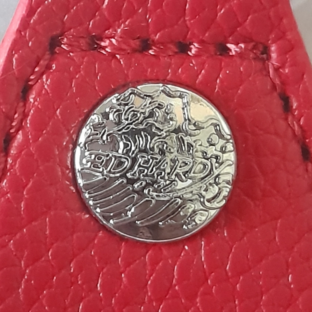 Ed Hardy Panther Clear Crossbody Satchel Beach Bag - Picture 6 of 13